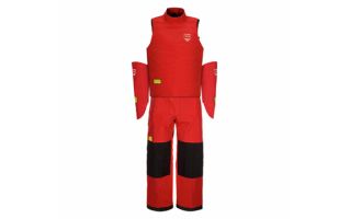 Delta kit veiligheidsvest, broek en handbescherming voor hogedrukreiniging 10/28 L/XL